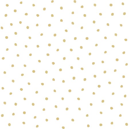 Manhattan Comfort Irving Pixie Gold Dots 33 ft L X 209 in W Wallpaper BR4060-138937